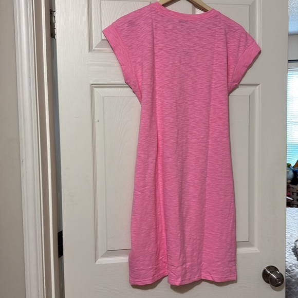 NWT J.Crew Pink Tie-Waist Mini Dress - Picture 7 of 9